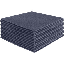 FabricLA Akrylfiltark til h?ndv?rk - Bl?dt forsk?ret 10"""" X 10"""" tommer (25,5 cm X 25,5 cm) Filtkvadrater - Brug filtstof-h?ndv?rksark til g?r-de