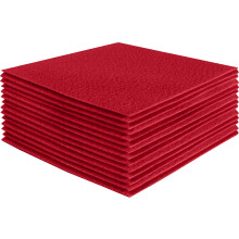 FabricLA akryylihuopa-arkit askarteluun - pehmeät, valmiiksi leikatut 10" x 10" tuumaa (25,5 cm x 25,5 cm) huovaneliöt - käytä huopa-askarteluark