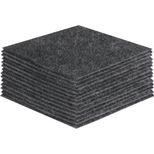 FabricLA akryylihuopa-arkit askarteluun - pehmeät, valmiiksi leikatut 8" x 8" tuumaa (20,3 cm x 20,3 cm) huovaneliöt - käytä huopa-askarteluarkke