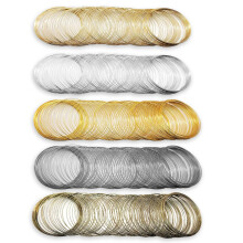 500 lussen Sieradendraad Memory Beading Wire Steel Memory Wire Manchet Bangle Armband voor het maken van sieraden Benodigdheden Kunstcreatie Armband