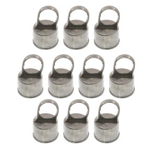 Tapas de bucle para cercas de alambre de cadena Plum Fittings | Tapa de riel superior con ojo | 2"" (1 7/8"" de di   metro exterior) x 1 3/8"" (paquet