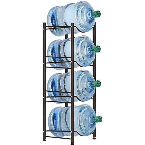5 Gallon Water Jug Holder Water Bottle Storage Rack 4 tier water cooler ...