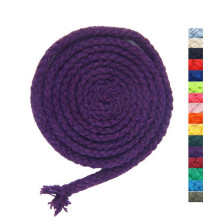 Snur de macrame de 5 mm * 295ft Snur din bumbac natural 8 fire de bumbac impletit Snur pentru artizanat A?a de tricotat pentru aga?at pe perete ?