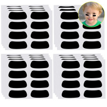 60 pares adesivos pretos de olho para crian as Esportes personaliz veis Face.