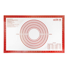 New Star 1029017 Liukumaton silikoninen leivonnainen matto erittδin suuri, mitat 16x26"" NSF-sertifioitu