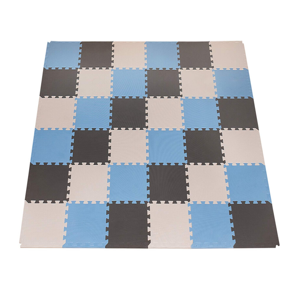 Miotetto Soft Non-Toxic Foam Baby Play Mat Toddler Playmat Colorful Jigsaw Puzzle Play Mat 36 Squares Foam Floor Mats For Kids & Babies Eva Foam I