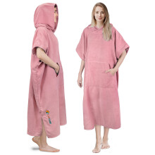 SUN CUBE Surf Poncho Changing Robe with Hood Thick Quick Dry Microfiber Wetsuit Changing Towel for Surfing Beach Swim Outdoor Sports Women Absorbent