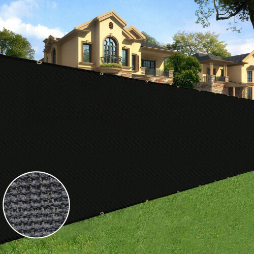 Copri Ringhiera Balcone 90 x 150 cm Protezione Privacy, Anti-Uv, Resistente Al Vento Privacy Protezione UV Recinzione Facile da Montare per Balcone Giardino Terrazza, Marrone