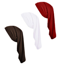 Unisex-Kappe aus Spandex-Zpfen und Dreadlocks, 3 Stck, Jumbo-Satin-Nachtschlafhaube, Haarbedeckung fr Mnner und Frauen (A2-Variety-3 Pack)