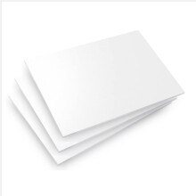 Mega Formaat Uitgebreide PVC Kunststof Platen - 8.5" X 11" Stijve Witte Plaat voor Creaties, Borden, & Displays