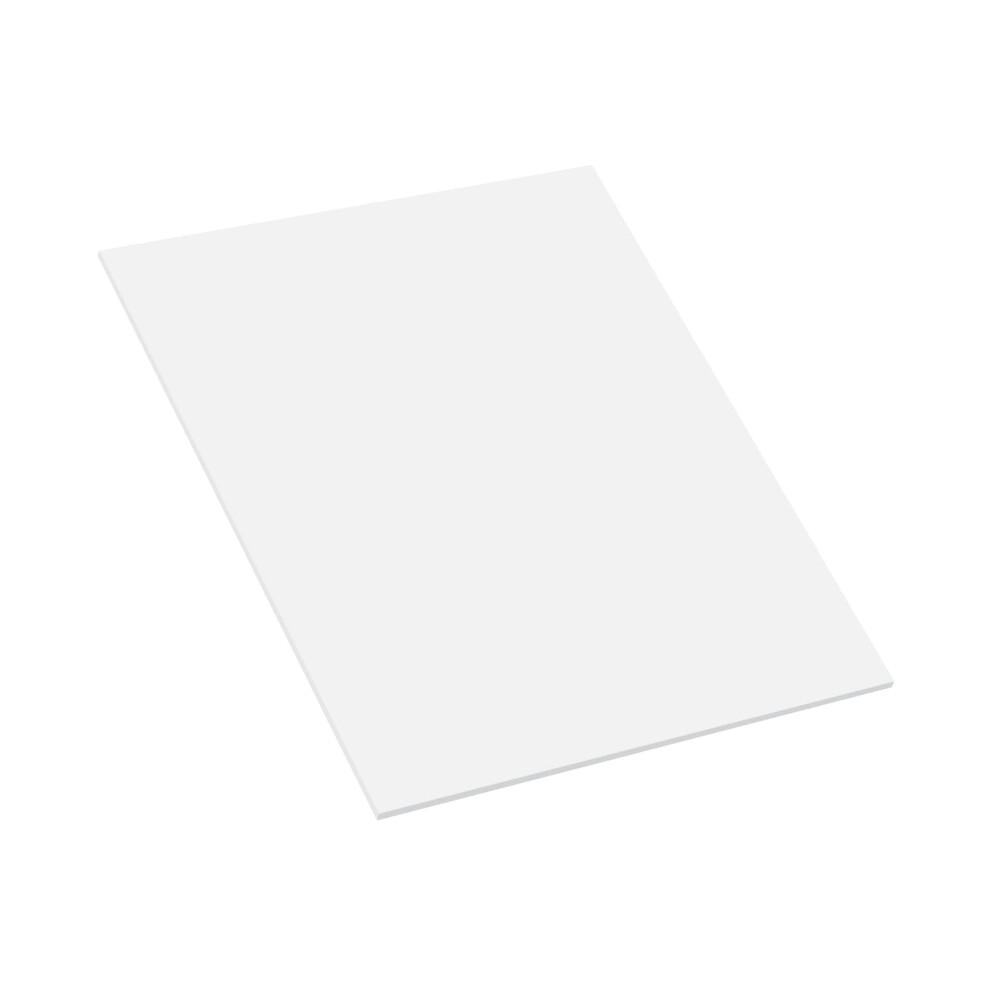 Mega Formaat Uitgebreide PVC Plastic Vellen - 8.5" X 11" Stevig Wit Vel voor Creaties, Borden, & Displays - Waterproof