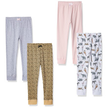 Unisex bavlnen nohavicky a leg ny Hudson Baby pre b b tk , modern ru ov safari, 3-6 mesiacov