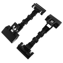 E-outing maleklip 2pcs sort dobbelthoved Rotatable billedkopiholdere til kunstner stills skitse tegninger b?jelige skitsepad klemmer