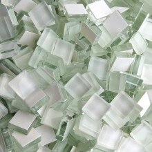 Vit kristallmosaikplattor torgar mlat glas fr hantverk levererar diy bildramar handgjorda smycken dalbanor konstmaterial dekoration 1x1 cm 100
