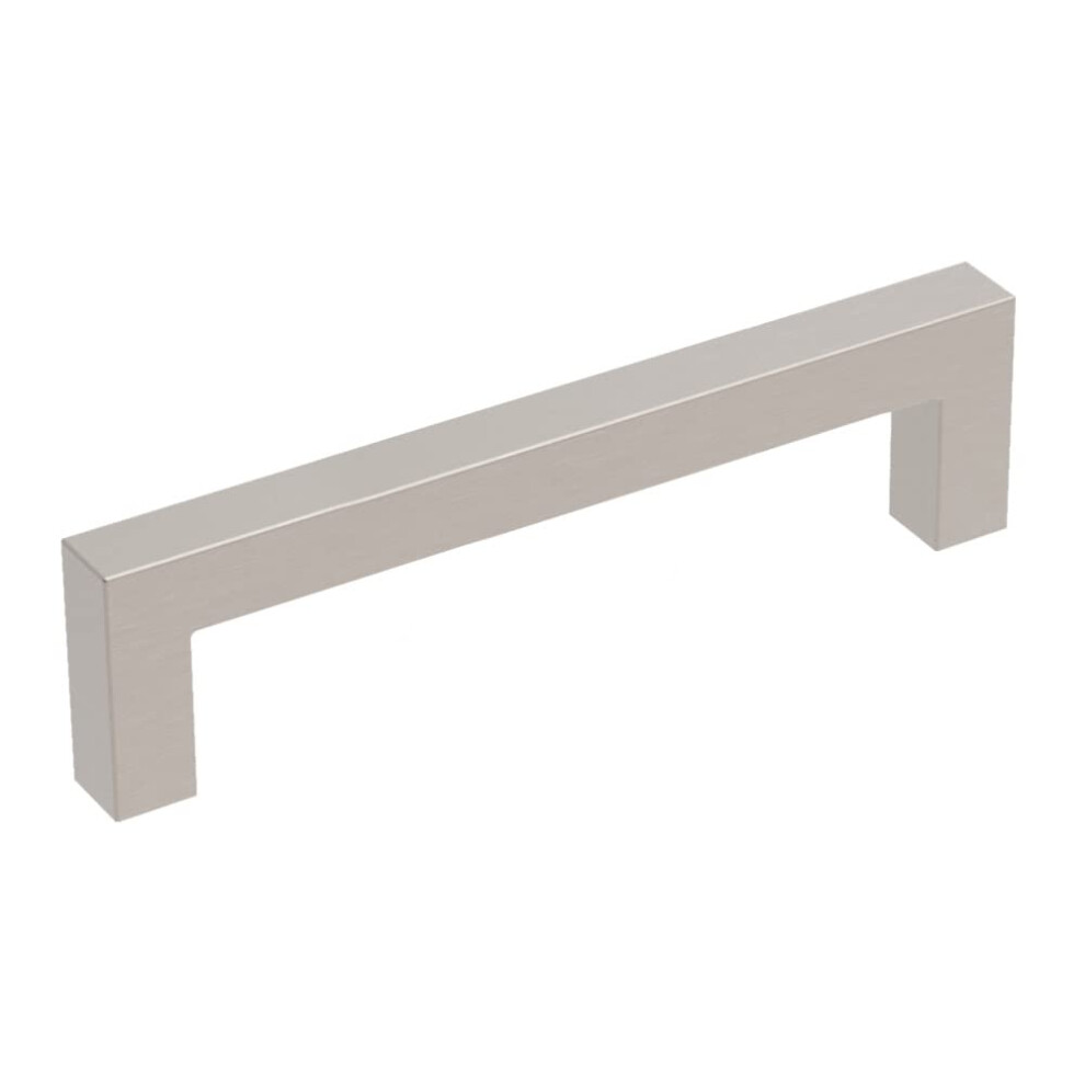 Hickory Hardware Heritage 10 Pack Square Cabinet Pulls Handles For Kitchen Cabinet Doors Dresser Drawers & Bathroom Vanity 3-3/4 Inch 96Mm Center T 078555913489