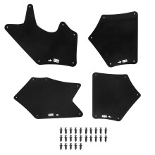 HECASA Splash Guard Fender Liner Shields Kit kompatibel med 2007-2022 Toyota Tundra & Sequoia Mut Flaps St?nklapper Forkl?de Udskiftning til 5373