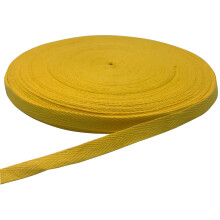 50 yards visgraat tape lint katoen twill tape lint voor naaien natuurlijke singelband biaisband voor doe-het-zelf ambacht (geel 3/8in)