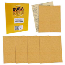 Dura-Gold Premium 9" x 11" Gold Schuurpapier, 400 Grit (Doos van 10) - Houtbewerking, Autolak
