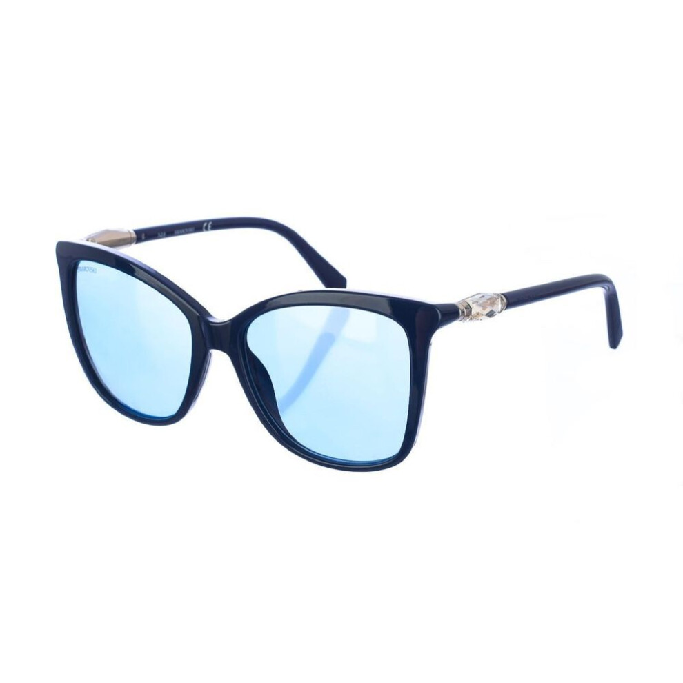 (blue, TU) Gafas De Sol Cuadradas De Acetato Sk0227s Para Mujer-image-OPC-PGDT2KR-NEW