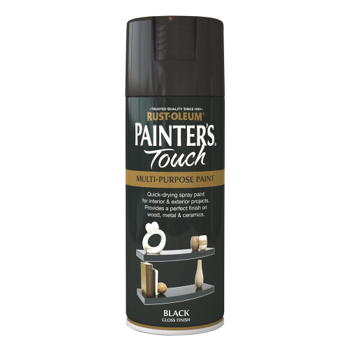 Rust-Oleum Rust-Oleum AE0040026E8 400ml Painter's Touch Spray Paint - Gloss Black