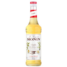 MONIN Premium Vanilla Syrup 700ml for Coffee and Cocktails. Vegan-Friendly, Allergen-Free, 100% Natural Flavours and Colourings