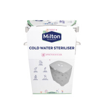 Milton Cold Water Steriliser (White), Packaging may vary