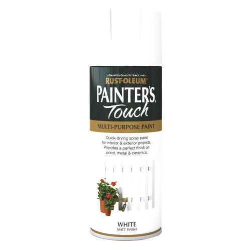 Rust-Oleum Rust-Oleum AE0040024E8 400ml Painter's Touch Spray Paint - Matt White