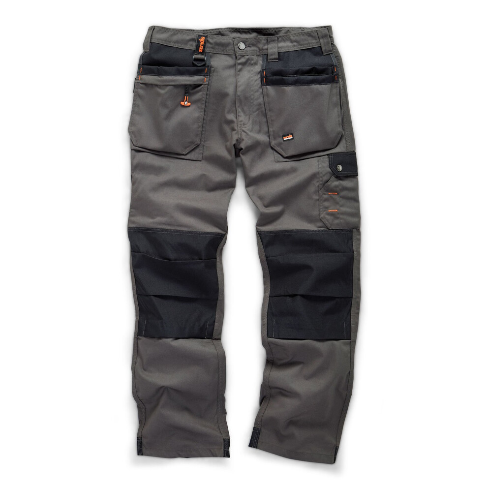 Scruffs Worker Plus Graphite Grey Work Trousers (32" Waist Short Leg)