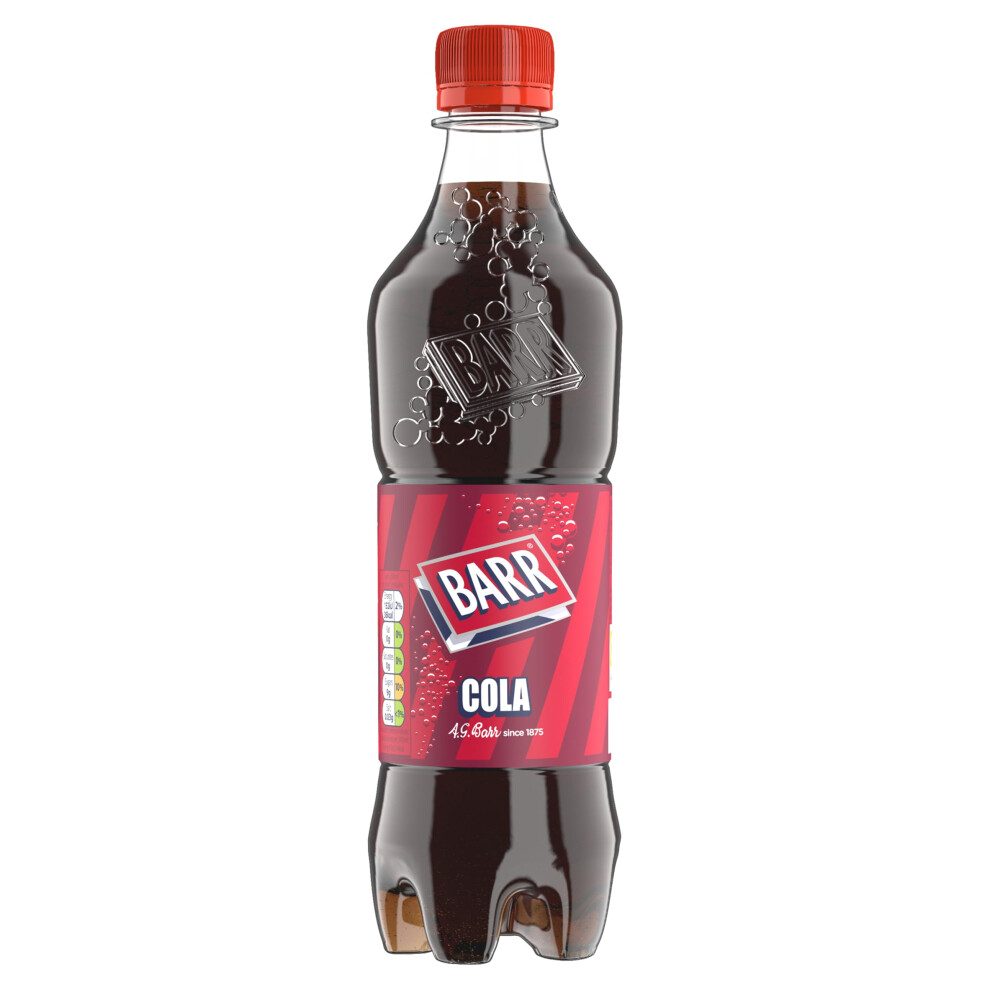 Barr Since 1875, 12 Pack Classic Cola Flavoured Fizzy Drink "Fizzingly Fun" - 12 X 500Ml Bottles
