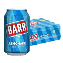 Barr's Since 1875 Perfect Lemonade - Lemon-Flavoured Fizzy Drink, Refreshing Citrus
