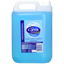 Carex Original Professional Antibacterial Hand Wash - Kills 99.9% of Bacteria & Viruses, Dermatologically Tested Cares & Protects Hands, 5 Litre