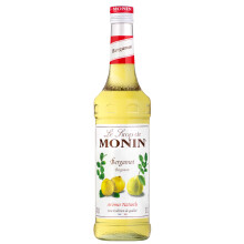 MONIN Premium Bergamot syrup 700 ml for Cocktails and Mocktails. Vegan-Friendly, Allergen-Free, 100% Natural Flavours and Colourings. Sugar Syrup