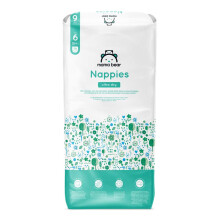 Amazon Brand - Mama Bear Ultra Dry Nappies, Size 6 (15+ kg), 70 Count, White