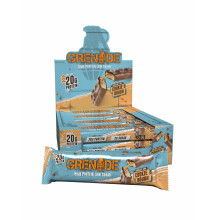 Grenade High Protein, Low Sugar Bar - Chocolate Chip Cookie Dough, 12 x 60 g