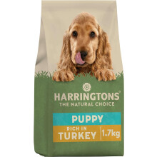 Harringtons Complete Puppy Dry Dog Food Turkey & Rice 1.7kg (Pack of 4) - Made with All Natural Ingredients