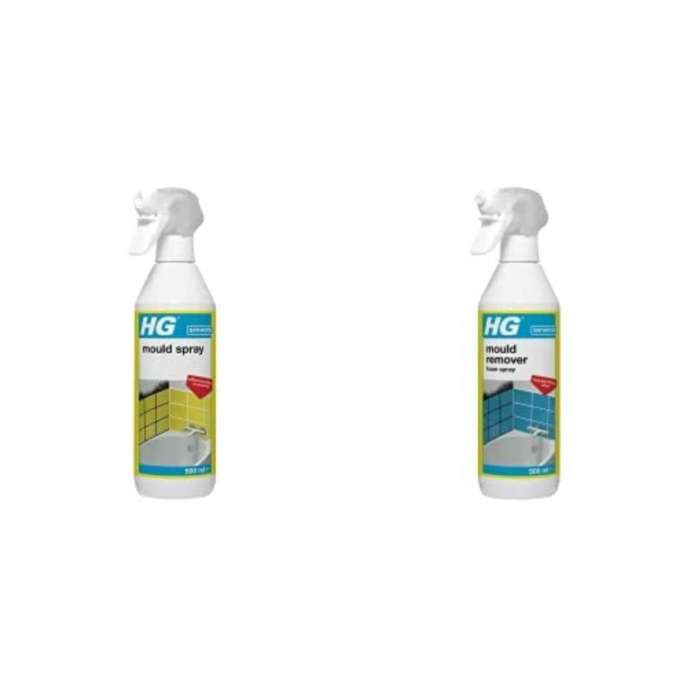Mould Mould Spray & Mildew Cleaner, Removes Mould & More (500ml) + Mould Foam Fast & Mould Spray & Mildew Cleaner, Removes Mould & More (500ml)