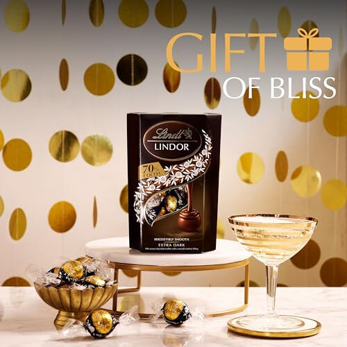 Lindt Lindt Lindor Extra Dark Chocolate Truffles Box 200g 2