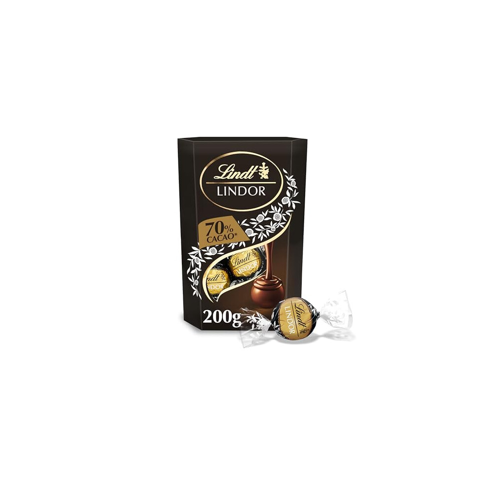 Lindt Lindor Extra Chocolate Truffles Box 200G Dark