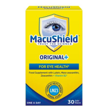 MacuShield Original+ Capsules - 30 Day Pack, Eye Health Food Supplement containing Lutein, Zeaxanthin Well Vitamin B2 which Supports Normal Vision