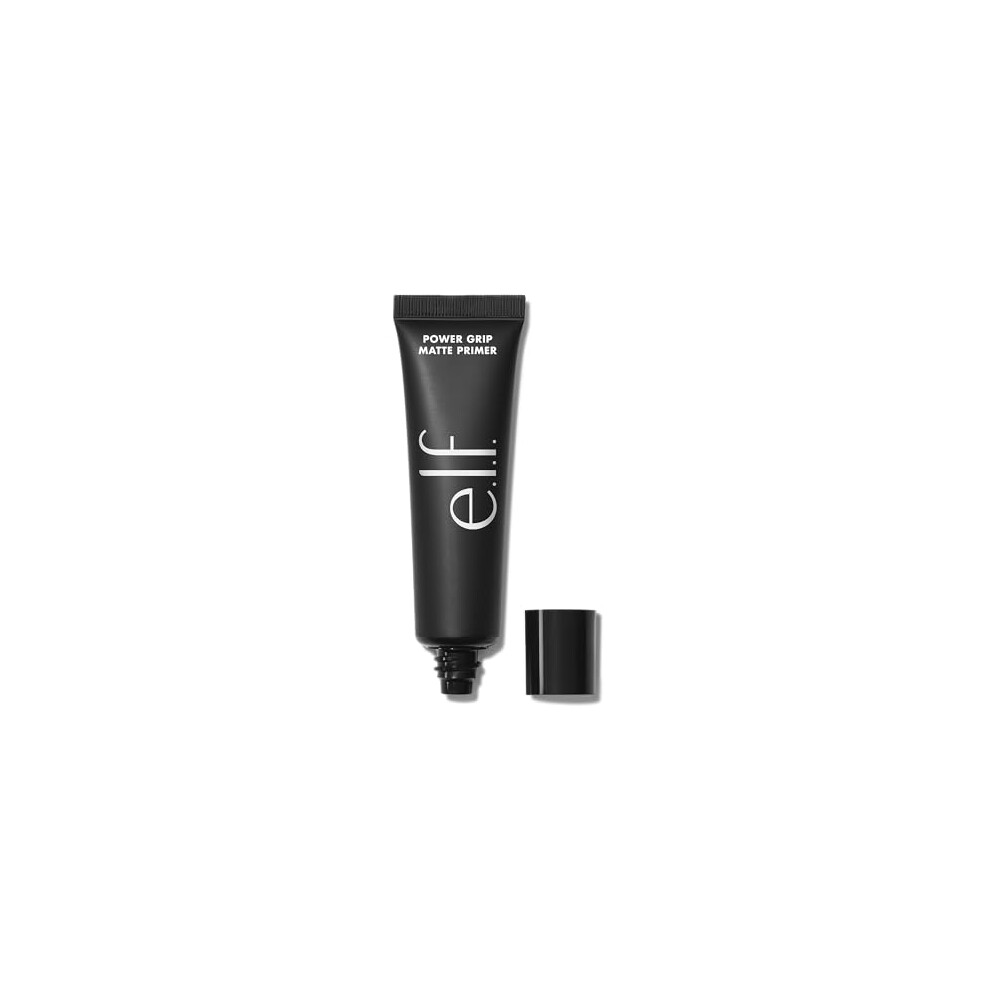 e.l.f. Power Grip Matte Primer, Matte Finish, Long-Lasting, Suitable for All Skin Types, Infused with Lemon Myrtle Blend, Vegan & Cruelty-Free