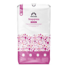 Amazon Brand - Mama Bear Ultra Dry Nappies, Size 5+ (11-17 kg), 72 Count, White