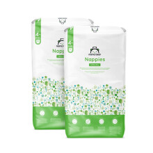 Amazon Brand - Mama Bear Ultra Dry Nappies, Size 4+ (9-15 kg), 160 Count (2 Packs of 80), White, Monthly Pack