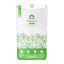 Amazon Brand - Mama Bear Ultra Dry Nappies, Size 4+ (9-15 kg), 80 Count, White