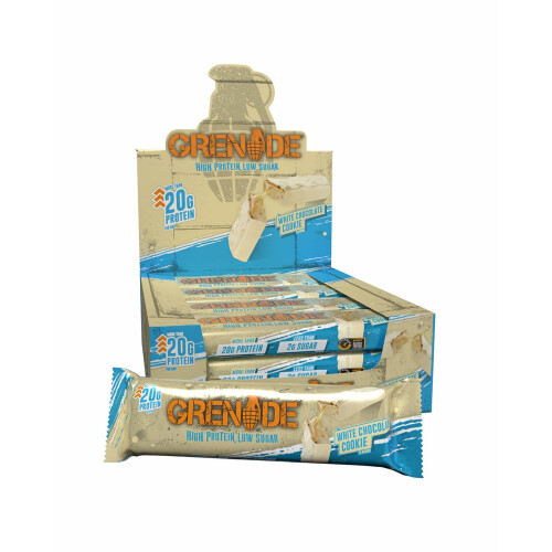Grenade Grenade High Protein, Low Sugar Bar - White Chocolate Cookie, 12 x 60 g