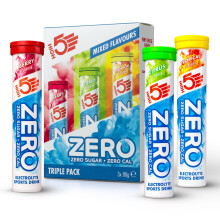 HIGH5 ZERO Electrolyte Tablets - Sugar-Free Hydration with Vitamin C, 0 Calories - Triple Pack, 60 Tablets (20x, Pack of 3)