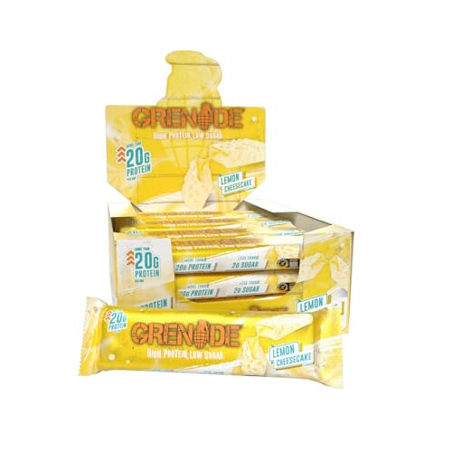 Grenade Grenade Lemon Cheesecake High-Protein, Low-Sugar Bar – 60 g