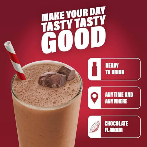 SlimFast SlimFast Ready To Drink Chocolate Flavour Shake, 6 x 325ml 1