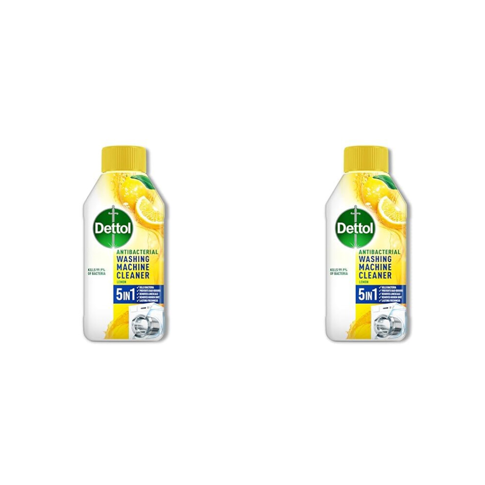 Dettol Antibacterial Washing Machine Cleaner Citrus 250ml (Pack of 2)