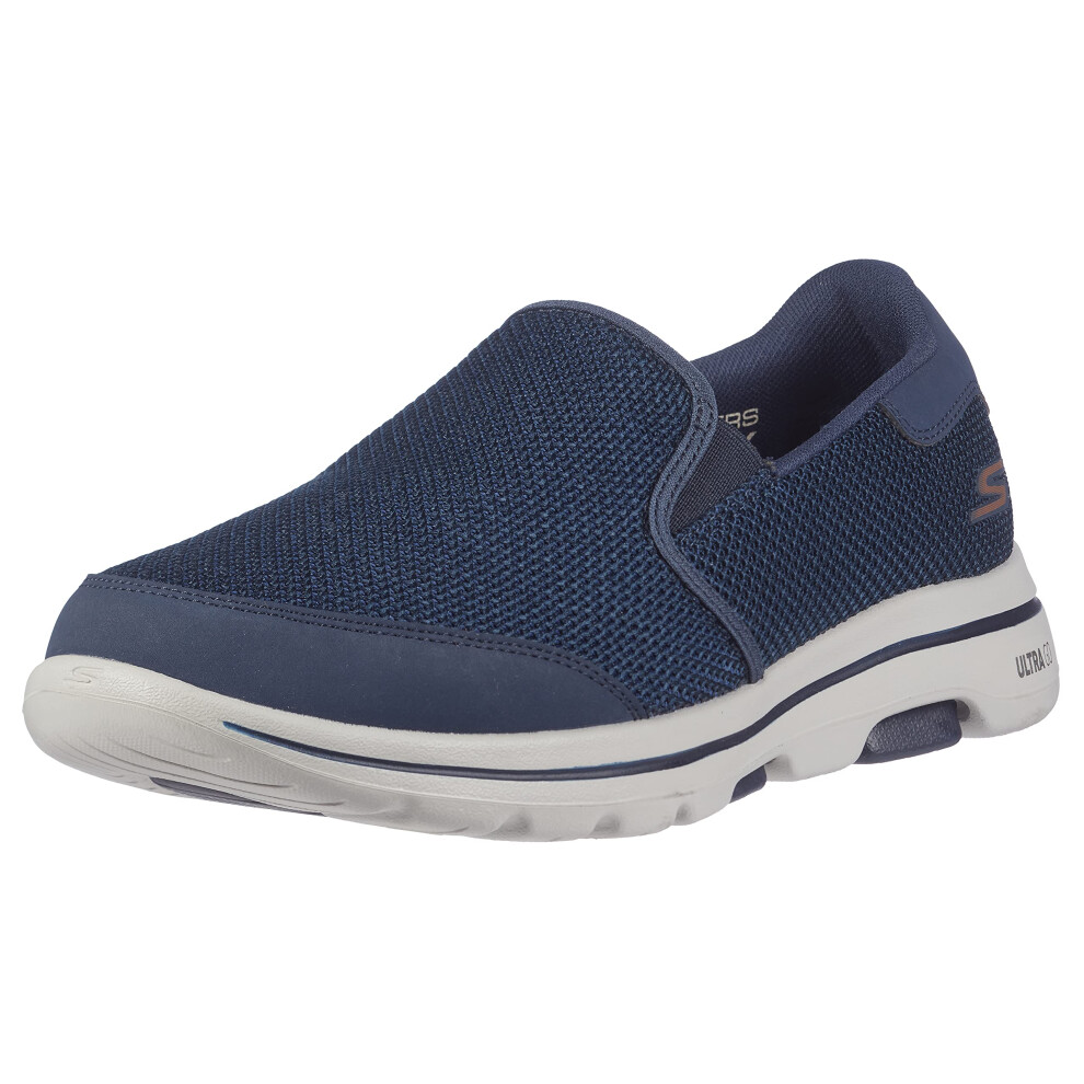 Skechers Men's GOwalk 5 - Elastic Stretch Athletic Slip-On Casual Loafer Walking Shoe Sneaker  Navy 2  16 X-Wide