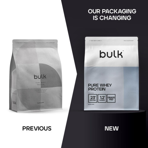Bulk Pure Whey Protein Powder Shake, Unflavoured, 1 kg, Packaging May Vary 1